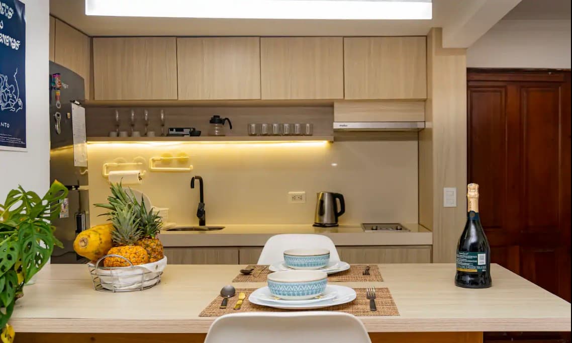 Apartamento frente al mar, vista al centro de Cartagena